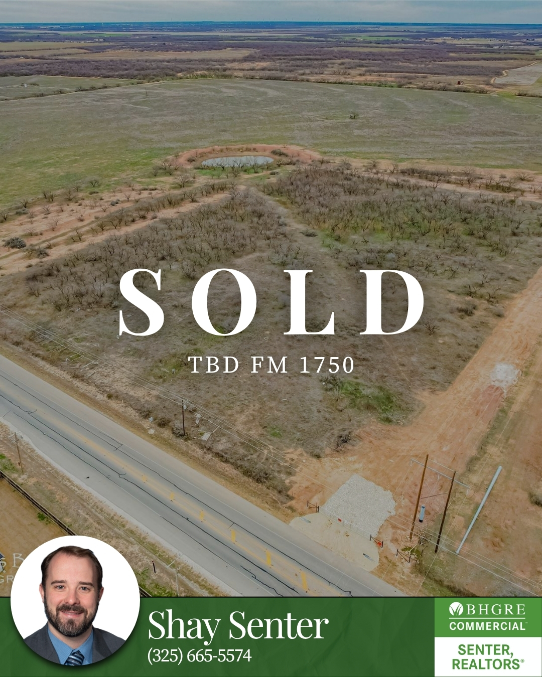 Commercial property sold on FM 1750